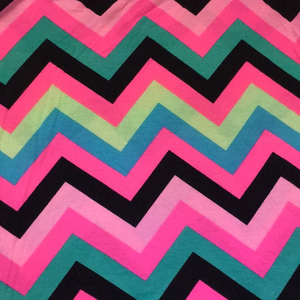 ⬇️ 2/$25 Listings - Girl's Casual High Low Chevron Striped Print Midi Skirt